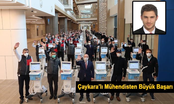Çaykaralı Ahmet Yesevi solunum cihazı üreten ekipte
