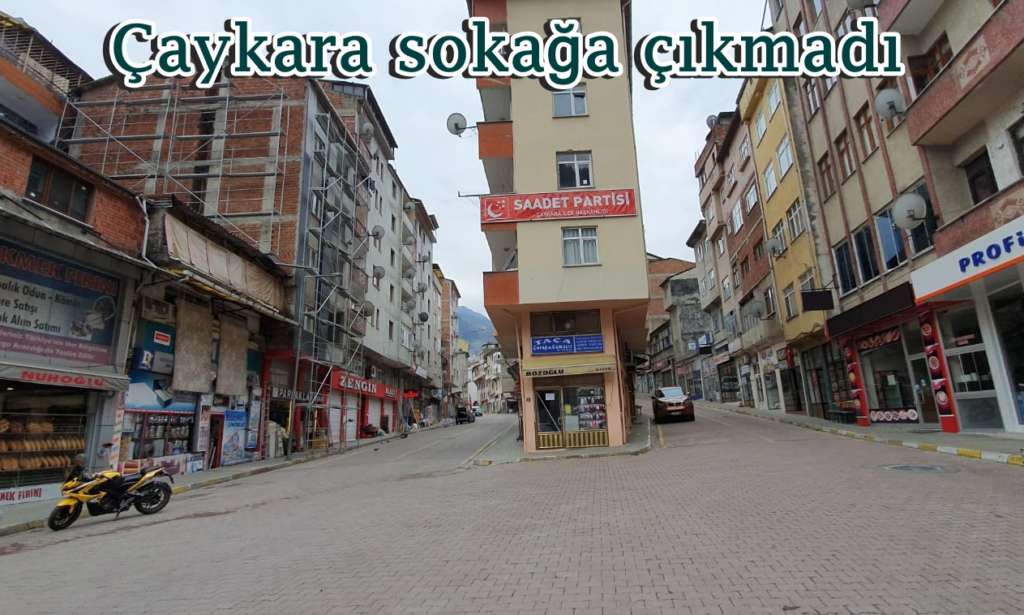 Çaykara yasağa harfiyen uydu