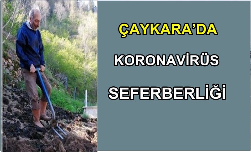 Çaykara’da din görevlisi 65 yaş üstü insanlara yardıma koşuyor