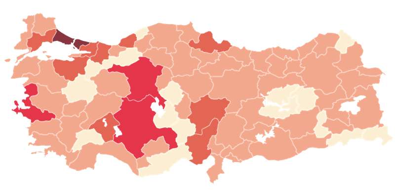 Trabzon’da ve hangi illerde kaç Koronavirüs vakası var