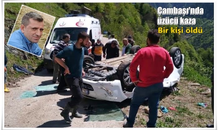 Çambaşında Trafik kazası