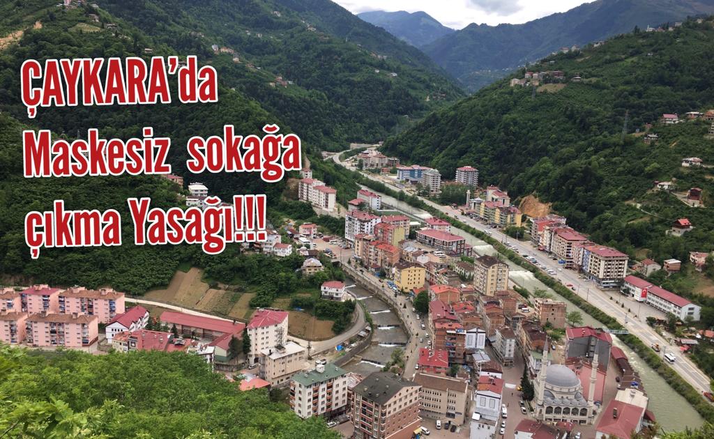 Çaykara ve Uzungöl’de maske zorunluluğu geldi