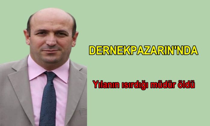 Denekpazarı’nda yılanın ısırdığı müdür yardımcısı öldü