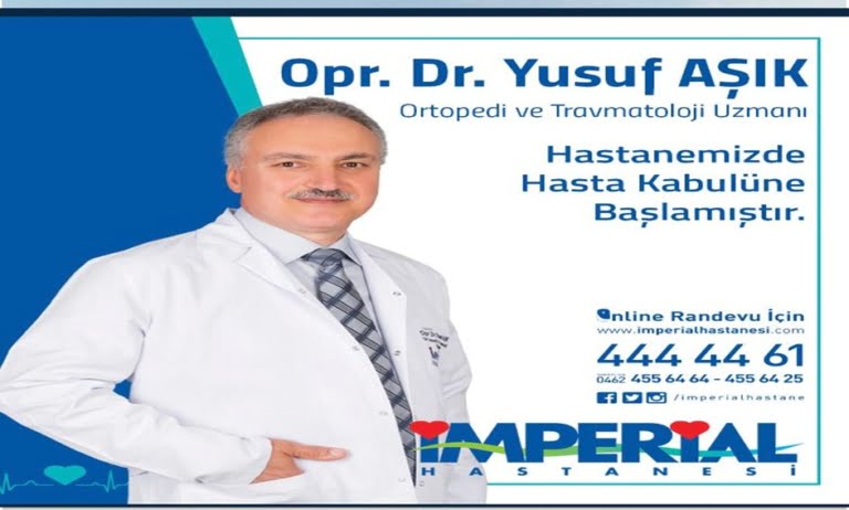Opr. Dr. Yusuf Aşık Özel İmperial Hastanesi’nde