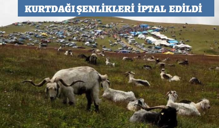 2020 Kurtdağı Yayla Şenlikleri iptal edildi