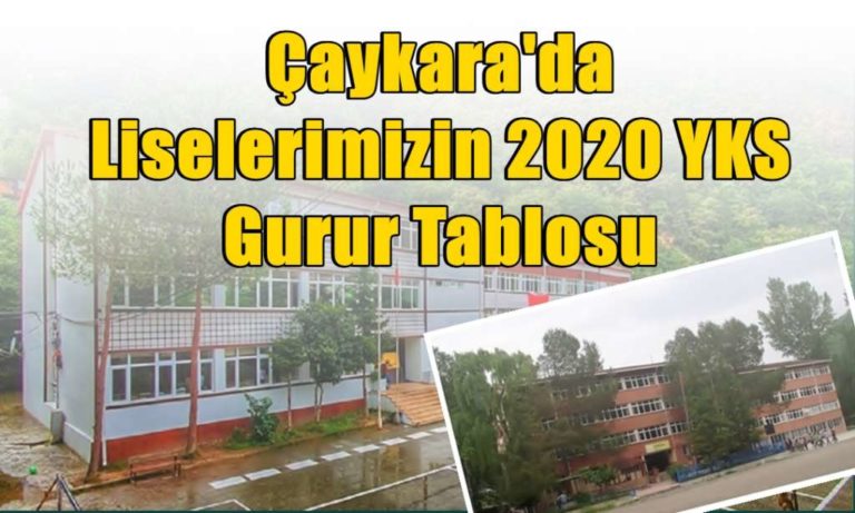 Üniversite Girişte Çaykara’dan üstün başarı!