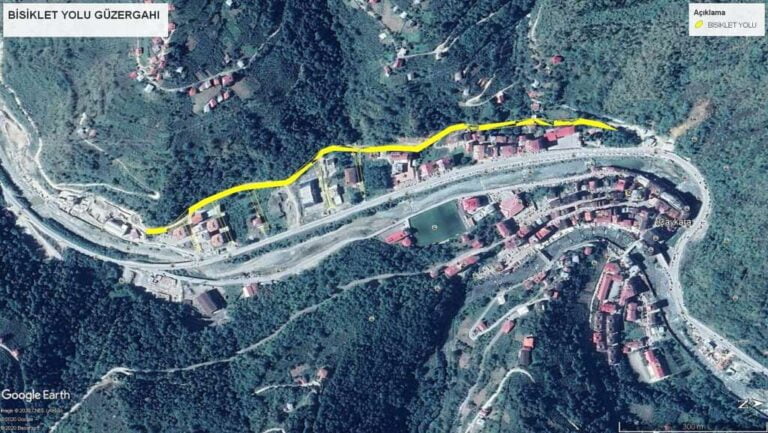 Çaykara’ya bisiklet ve yürüyüş yolu yapılıyor