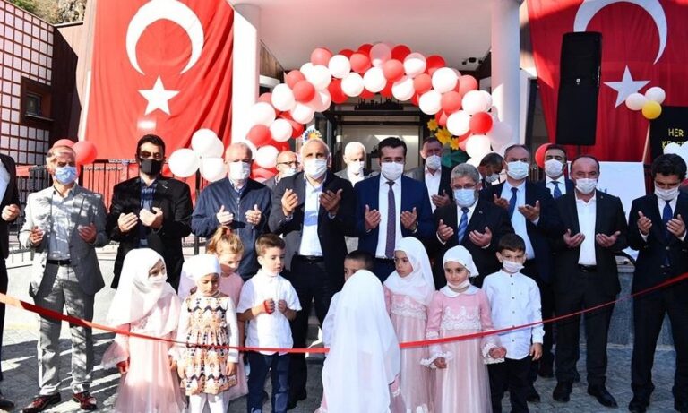 Dernekpazarı’nda 4-6 yaş kur’an kursu açıldı