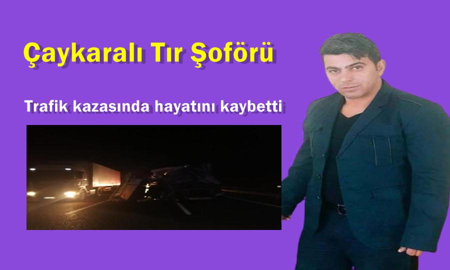 Trafik Kazası sonucu genç yaşta hayatını kaybetti