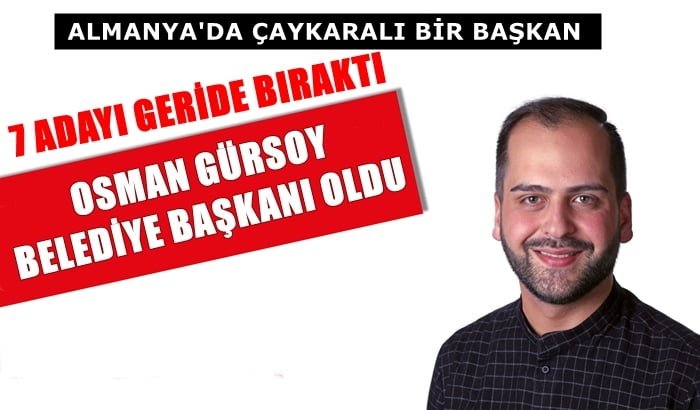 Osman Gürsoy Ludwigshafen-Hemshof kasabasında  belediye başkanı oldu