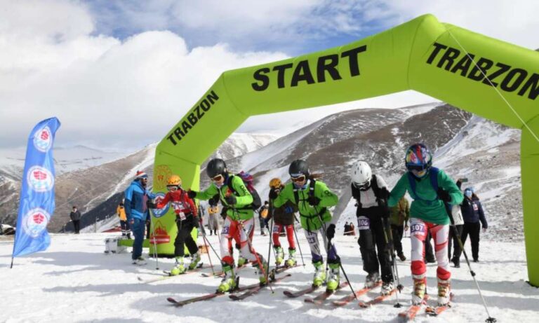 Haldızen yaylasında dağ kayağı şampiyonası tamamlandı