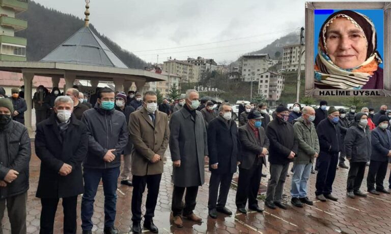 Halime Uysal  son yolculuğuna uğurlandı