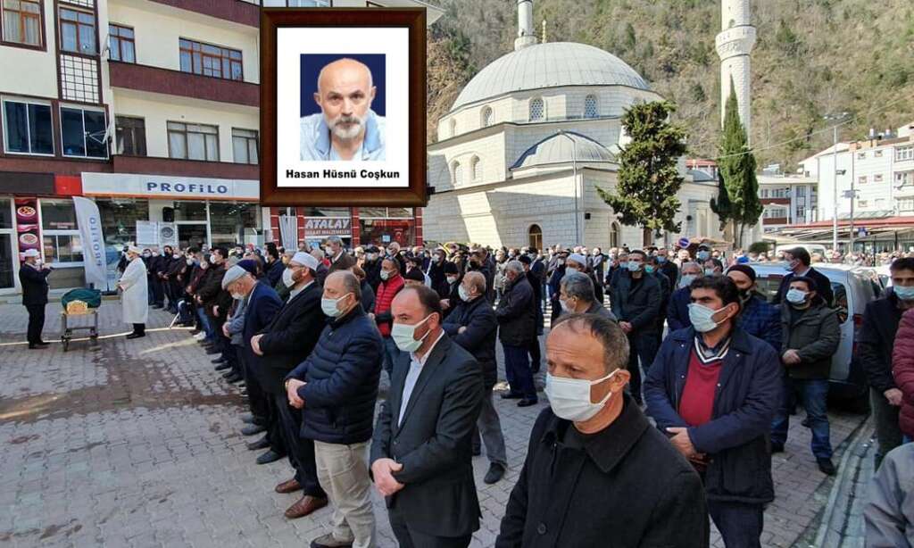 Merhum Hasan Hüsnü Coşkun dualarla sonsuza uğurlandı