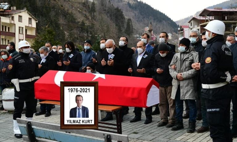Çaykaralı Kaymakam Yılmaz Kurt sonsuza uğurlandı