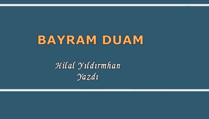Bayram duam