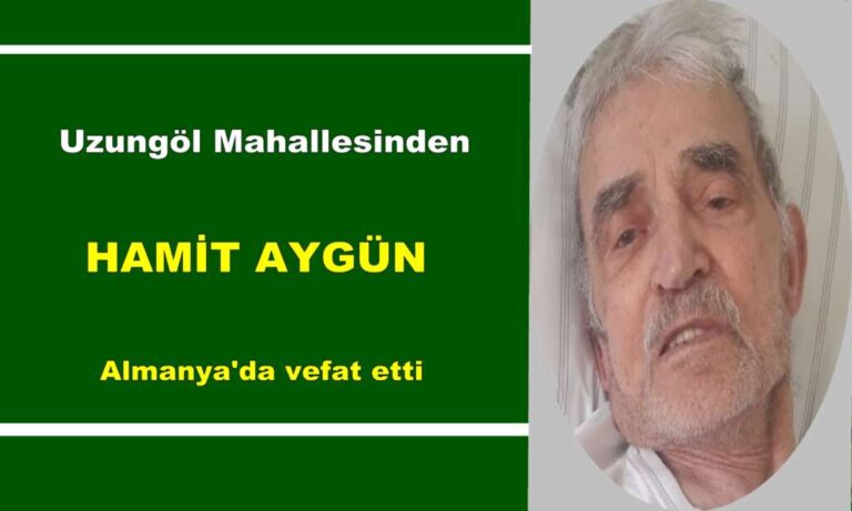 Uzungöl’ün eski Belediye Başkanı Abdullah Aygün’ün babası vefat etti