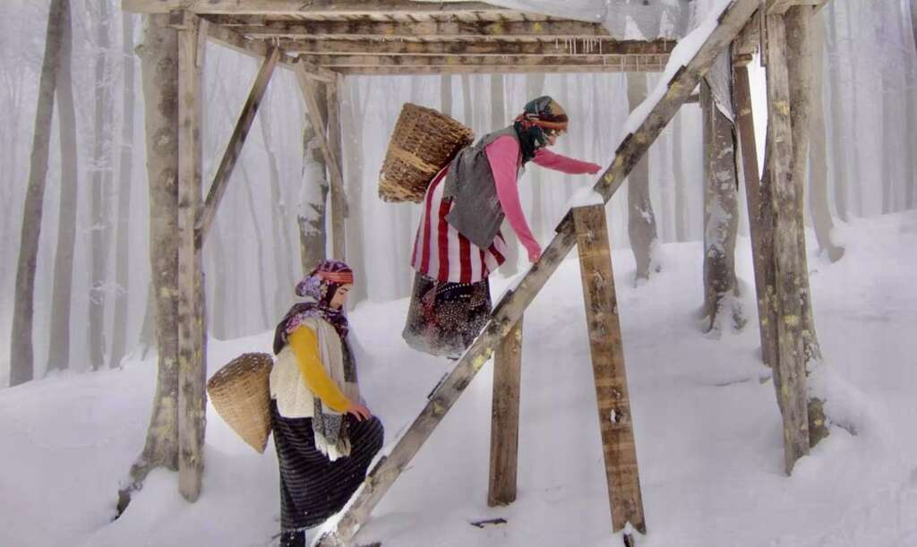 Çocukluğumda köyde bir kış günü