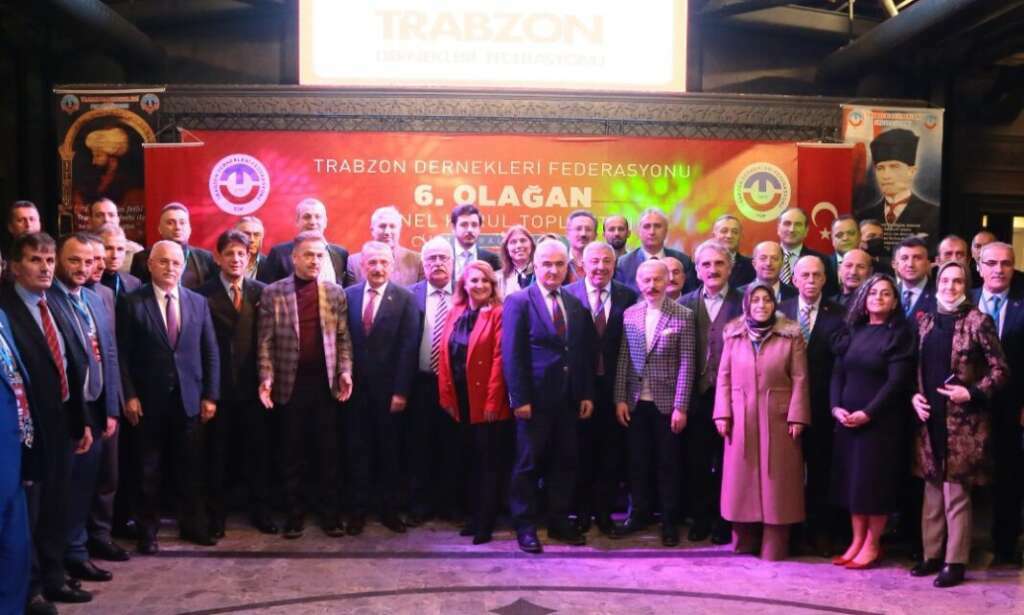 Trabzon Dernekler Federasyon Genel Başkanı Çaykaralı İsmail Şatıroğlu güven tazeledi