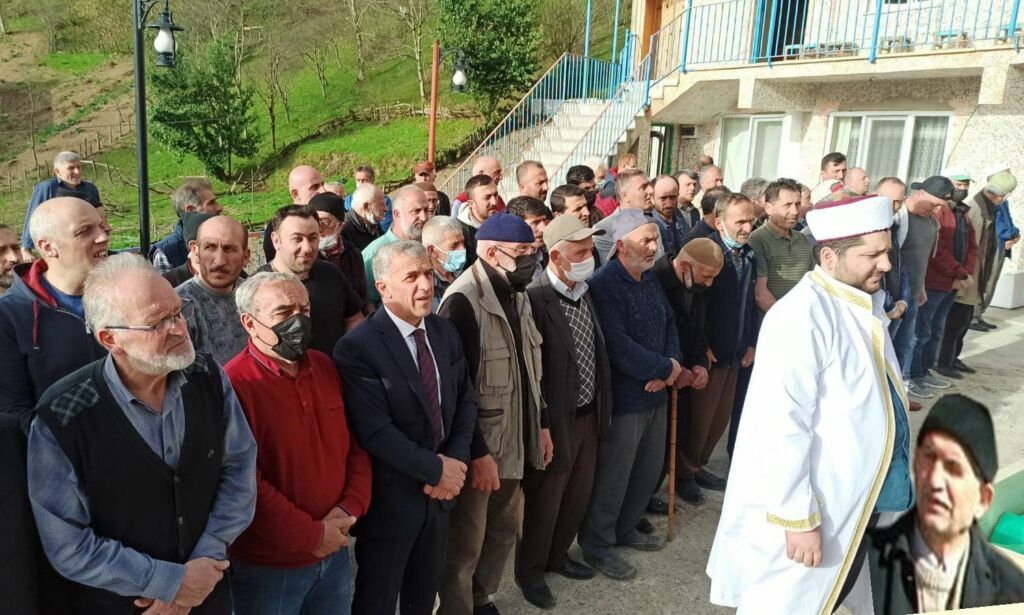 Eğridere Mahallesinde Yusuf Alkan son yolculuğuna uğurlandı