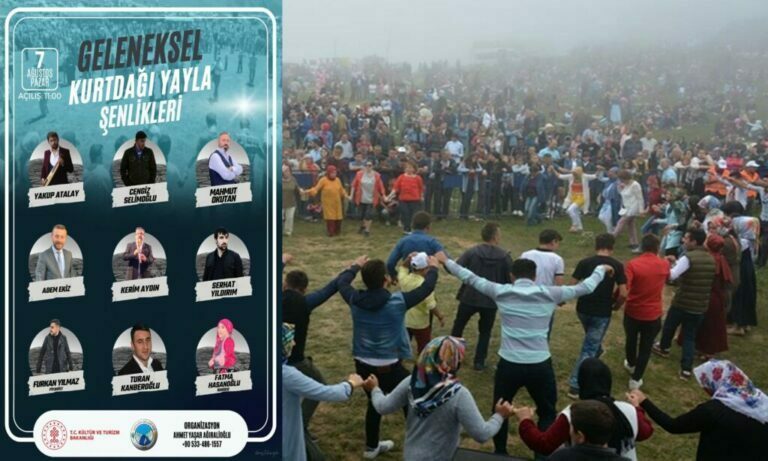 Kurt Dağı Yayla Şenlikleri 07 Ağustos Pazar günü yapılıyor