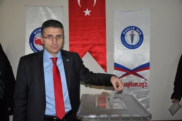 Recep Akdoğan Kırıkkale Sağlık-Sen Şube Başkanlığına yeniden seçildi