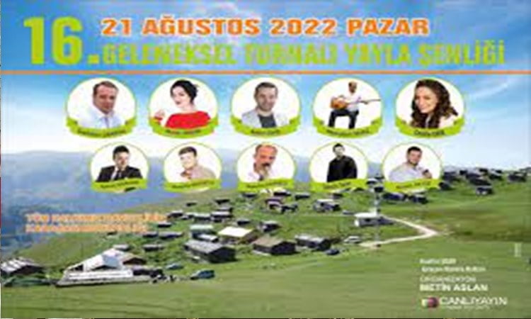Karaçam Turnalı Yayla Şenliği 21 Ağustos Pazar günü yapılacak