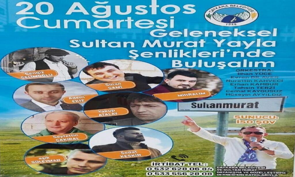 Sultanmurat Yayla şenliği 2 yıl aradan sonra kaldığı yerden devam edecek
