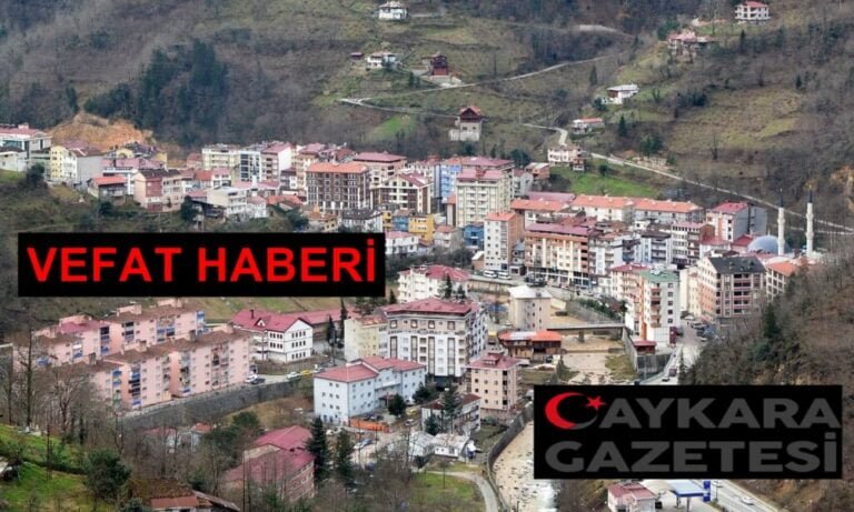 Şahinkaya Mahallesinden Ayşe Özen vefat etti