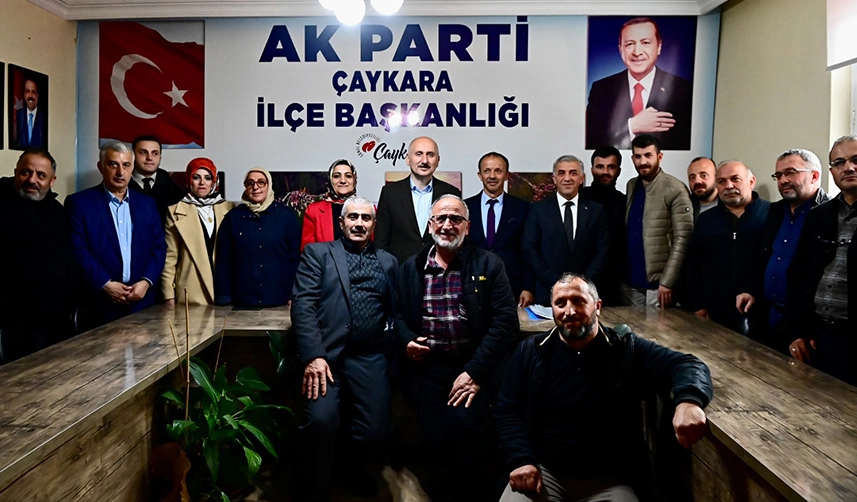 Ulaştırma Bakanı Adil Karaismailoğlu, Çaykara'da... 3