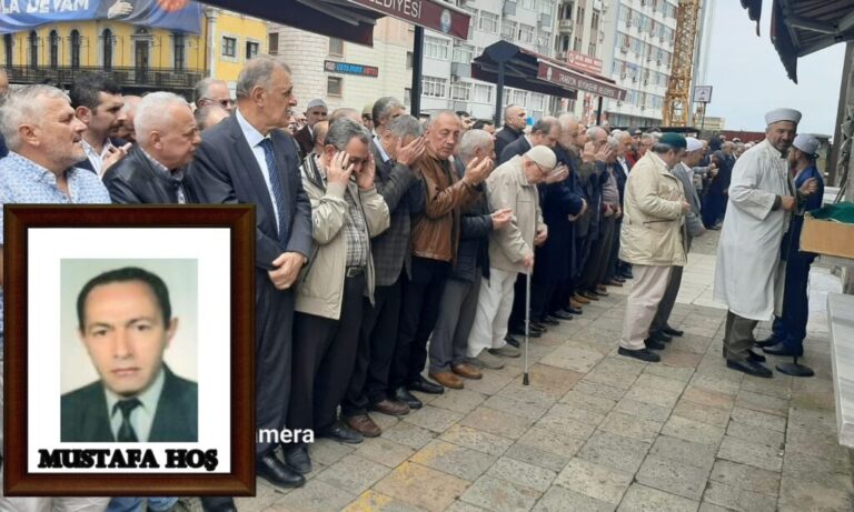 Eğridere Mahallesinden Mustafa Hoş son yolculuğuna uğurlandı