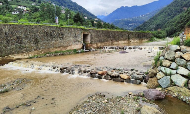 Çaykara Koldere Mahallesinde Makbule Karataş kaza sonucu yaralandı