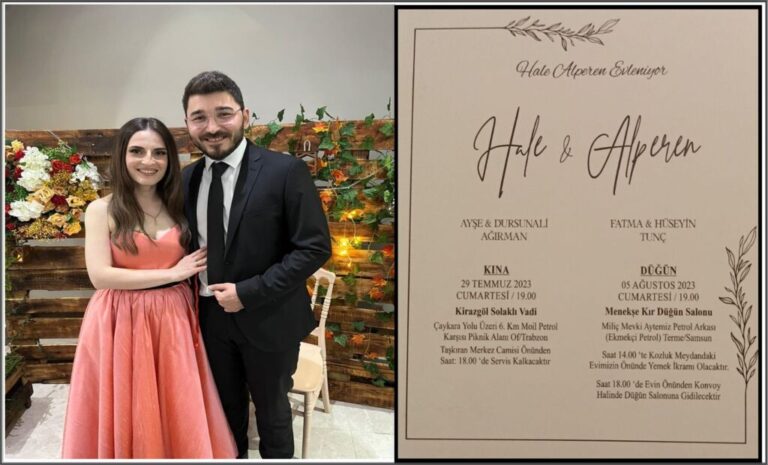 Ağırman ve Tunç Aileleri Düğün Kına Merasimlerine davet ediyorlar.