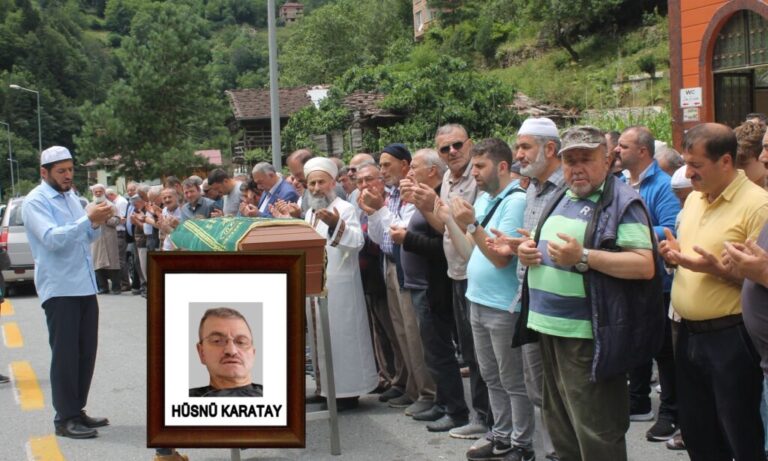 Alçakköprü Mahallesinden Hüsnü Karatay son yolculuğuna uğurlandı