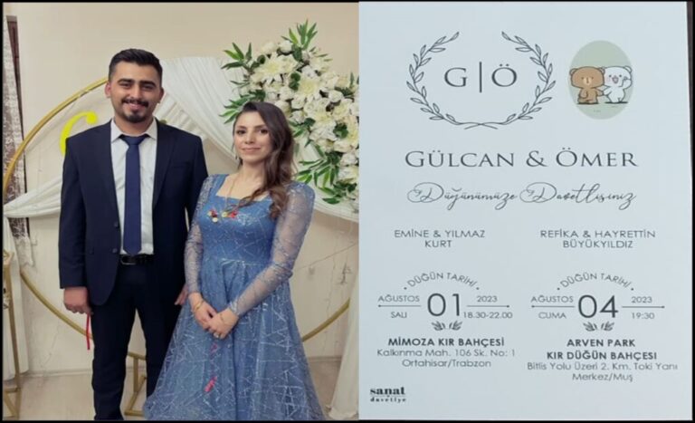 Gülcan ile Ömer’in en Mutlu gününde davetlisiniz