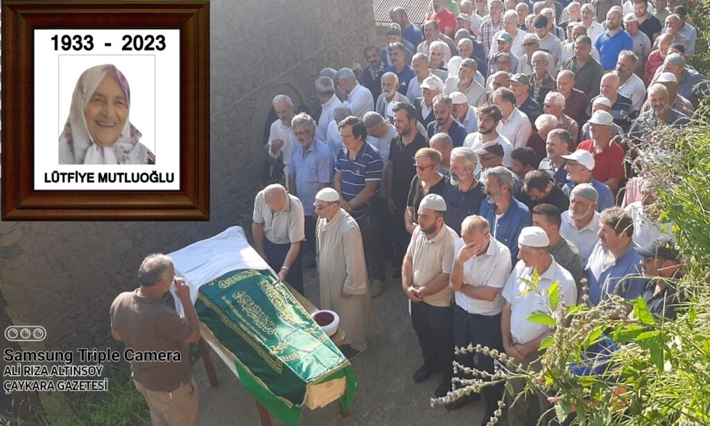 Taşören Mahallesinden Lütfiye Mutluoğlu sonsuza uğurlandı