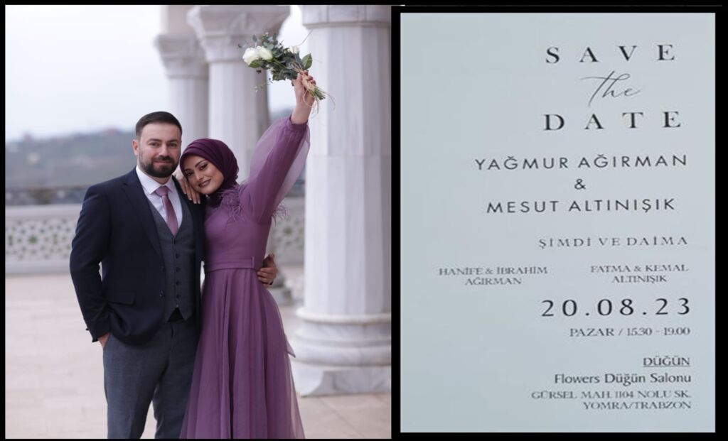 Ağırman ve Altınışık Ailelerinin Düğün Merasimlerine Davetlisiniz