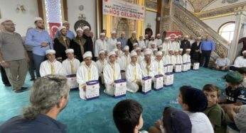 Çaykara Merkez Camii’nde 42 yıl sonra İcazet töreni düzenlendi