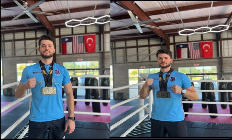 Çaykaralı Sporcu Florida’daki Open kickbox Şampiyonu