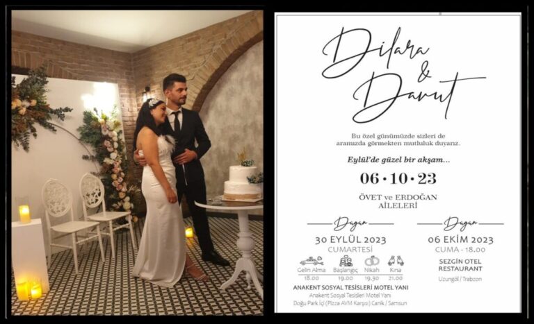 Erdoğan ve Övet Aileleri Düğün Merasimlerine Davet Ediyorlar