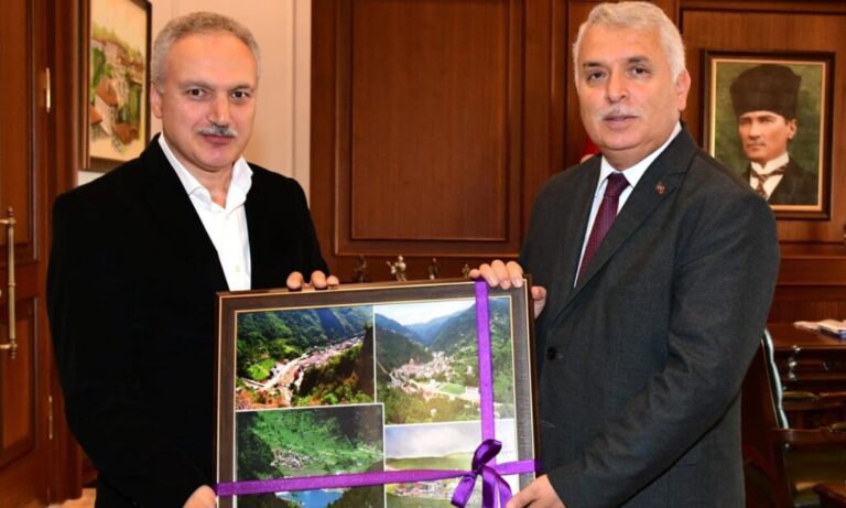 Çaykara Dernekpazerı Derneğinden Vali Yıldırım’a ziyaret