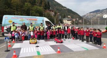 Taşkıran Eğitim Kurum öğrencilerine Trafik eğitimi verildi