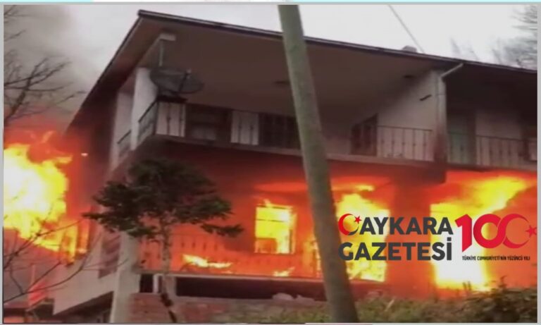 Taşören Mahallesinde Yangın