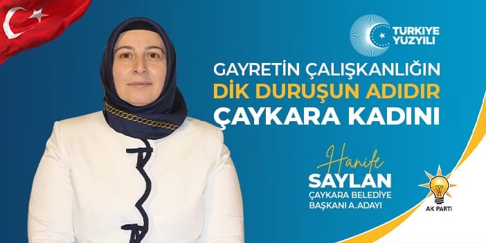 Çaykara Belediye Başkan Aday Adayı Çaykaralılara Teşekkür ediyor.