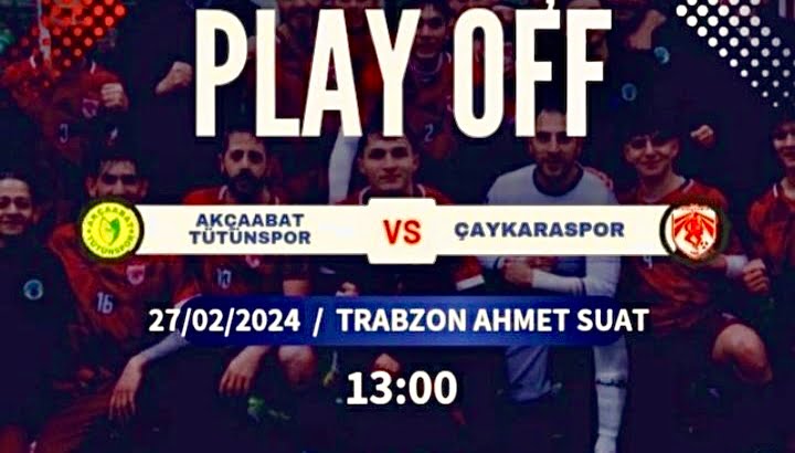 Çaykaraspor Play-Off grubunda önemli maça çıkıyor