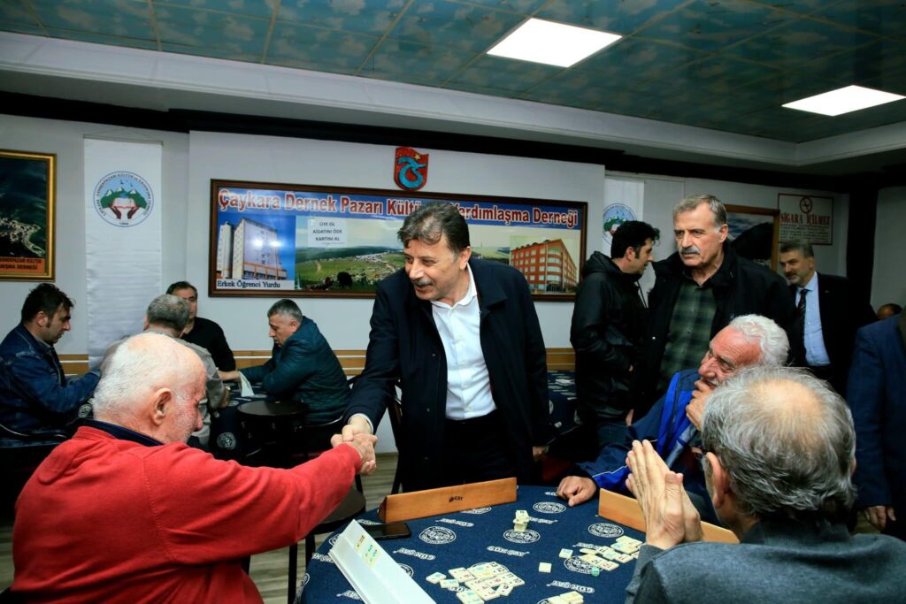 Ak Parti Ortahisar Adayı Ergin Aydın’dan Çay-Der’e ziyaret