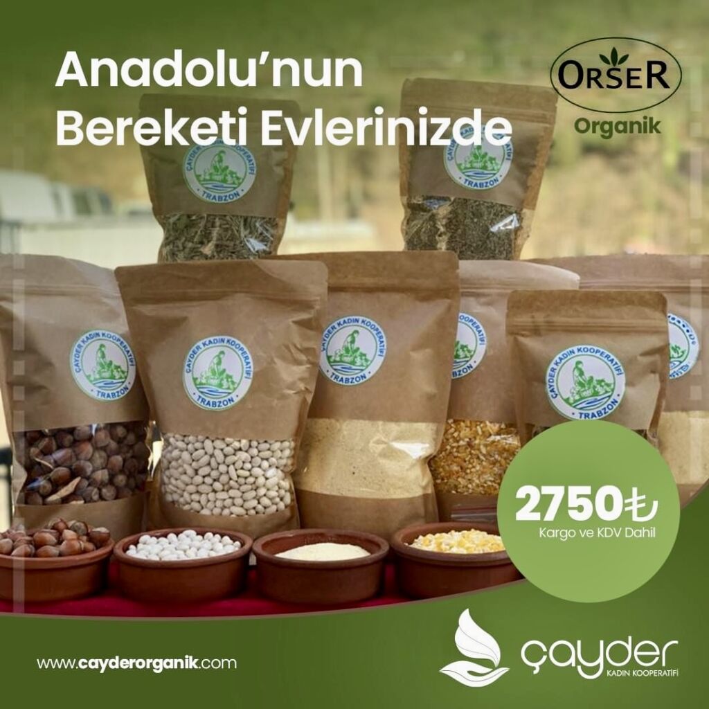 Çay-Der Kadın Kooperatifinden yurdun her yanına organik paket! 1