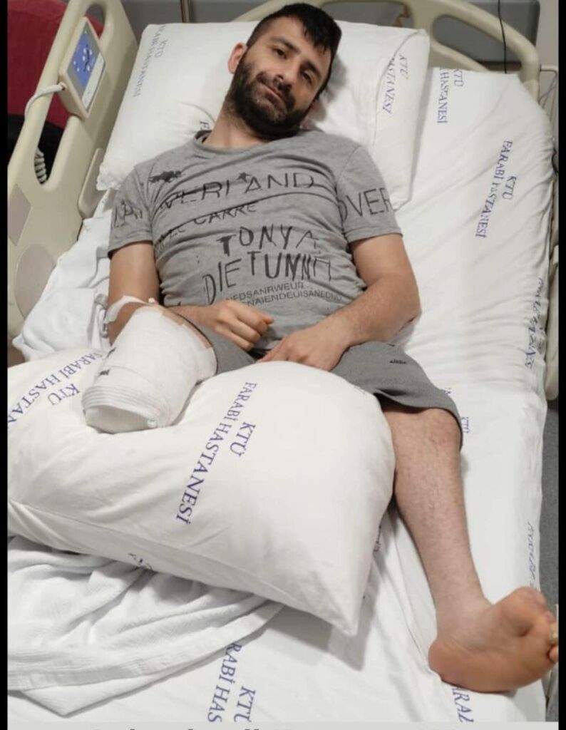 Semih protez ayak bekliyor! 1