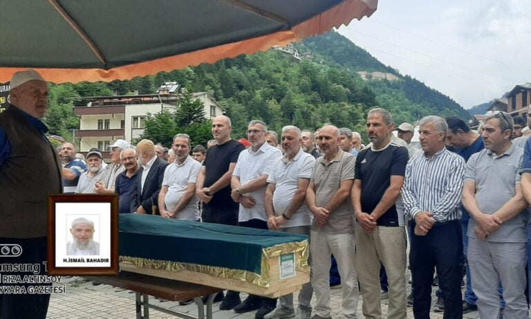 Taşkıran Mahallesinde İsmail Bahadır Son yolculuğuna uğurlandı