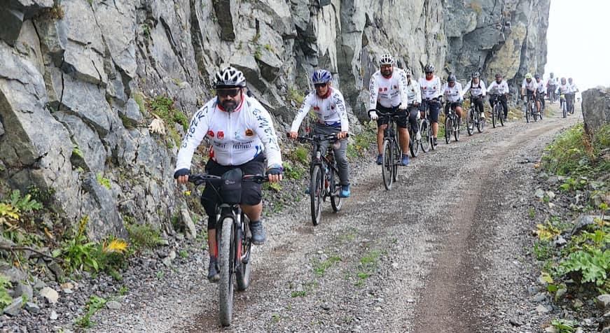 Pedallar Derebaşı’nda döndü