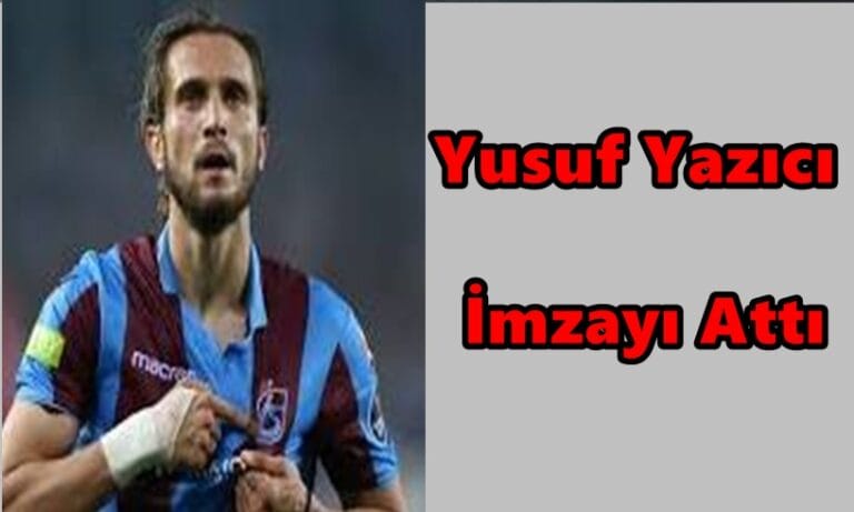Çaykaralı Yusuf Yazıcı imzayı attı